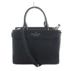 ショッピングケイトスペード ケイトスペード KATE SPADE D411 ハンドバッグ ショルダー 2WAY レザー ロゴ 黒 ブラック ■GY18 /MQ レディース