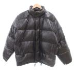 モンクレール MONCLER ダウンジャケット ナイロン ロゴパッチ 3 ブラック系 /UO ☆AA★ ■GY11 メンズ