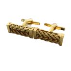 Christian Dior Christian Dior запонки кнопка аксессуары Logo квадратное Gold цвет #GY11 /MQ #OH мужской 