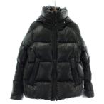 カナダグース CANADA GOOSE クロフトンパッファー Crofton Puffer ダウンジャケット アウター ナイロン フード ロゴ S 黒 2252MB