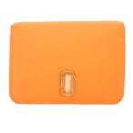 マークジェイコブス MARC JACOBS 二つ折り財布 レザー 本革 オレンジ 2S3SMP003S01 841 /JS ■GY18 レディース