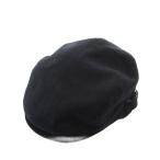 バーバリーブラックレーベル BURBERRY BLACK LABEL ハンチング 帽子 ホースロゴ刺繍 57-60 黒 ブラック /FF ■GY11 メンズ