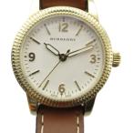 バーバリー BURBERRY BU7865 The Utilitarian ユーティリティリアン 腕時計 ウォッチ クォーツ レザーベルト 白文字盤 ゴールド色