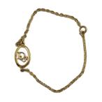 ショッピングdior クリスチャンディオール Christian Dior ブレスレット アクセサリー バングル ロゴ ゴールド色 ■GY18 /MQ ■OH レディース