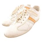 ルイヴィトン LOUIS VUITTON ジャーマントレーナー スニーカー シューズ ローカット レザー ロゴ 6.5 白 ホワイト /JS ■GY18 メンズ