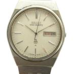 セイコー SEIKO ジャンク品 KING QUARTZ キングクォーツ 5856-8070 腕時計 ウォッチ カレンダー付き デイデイト 純正ブレス シルバー色