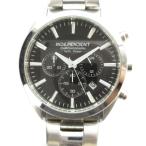  Independent INDEPENDENT J525-003923-01 наручные часы часы чёрный циферблат календарь имеется хронограф серебряный цвет #GY17 /MQ
