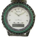  Eddie Bauer EDDIE BAUER наручные часы часы кварц белый циферблат дыра teji серебряный цвет #GY11 /MQ мужской 