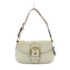 ショッピングcoach コーチ COACH ショルダーバッグ レザー 本革 白 ホワイト バックル フラップ シボ加工 11840 ■GY18 /RI ■OS レディース