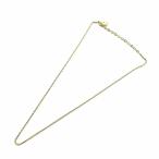 ショッピングdior クリスチャンディオール Christian Dior ネックレス アクセサリー チェーンのみ ロゴ ゴールド色 ■GY18 /MQ ■OH レディース