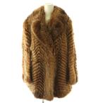 エンバ EMBA 毛皮コート ラクーンファー アウター 11-70 ブラウン /YM ■GY18 レディース