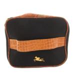  Etro ETRO косметичка рука ручная сумка pe стул Lee кожа Logo металлические принадлежности чёрный черный бежевый /FF #GY18 женский 