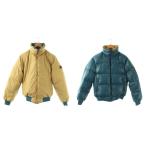 モンクレール MONCLER ダウンジャケット リバーシブル ロゴ 94-5 ブルー ベージュ /DF ■GY18 メンズ