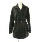 プラダ PRADA トレンチコート アウター 38 黒 /NR ■GY18 レディース