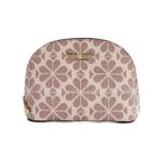 ケイトスペード KATE SPADE ポーチ 小物入れ ロゴ 花柄 PVC 総柄 ピンク ■GY11 /MQ レディース