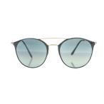  RayBan RAY BAN RB 3546 солнцезащитные очки очки очки Logo двойной Bridge комбинированный 52*20 чёрный черный #GY18 /MQ мужской женский 