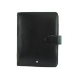  Montblanc MONT BLANC органайзер покрытие кейс кожа Logo канцелярские товары чёрный черный #GY18 /MQ прочее 