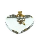  Mikimoto MIKIMOTO ювелирные изделия tray Heart type жемчуг украшение плюшевый мишка серебряный цвет Gold цвет /MI #GY18 женский 