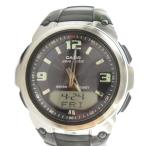  Casio CASIO WVA-109HJ наручные часы кварц часы календарь имеется чёрный циферблат серебряный цвет #GY18 /MQ мужской 