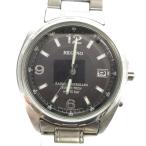  Citizen CITIZEN REGUNO Regno H415-S057515 наручные часы солнечный часы Date календарь имеется серебряный цвет чёрный циферблат мужской 