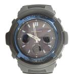  Casio ji- амортизаторы CASIO G-SHOCK AWG-M100A наручные часы часы солнечный дыра teji Logo календарь имеется чёрный черный #GY18 /MQ мужской 