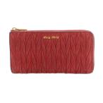ミュウミュウ miumiu 長財布 L字ファ�