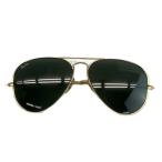  RayBan RAY BAN B&amp;L авиатор очки солнцезащитные очки metal рама цвет линзы Teardrop two Bridge 58*14 Gold цвет 