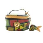  двойной рыба косметичка рука переключатель рыба очарование кожа многоцветный чай Brown темно-синий темно-синий /SS #OS #GY18 женский 