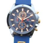  Mini Focus MINI FOCUS MF00089G наручные часы часы кварц хронограф Date календарь имеется синий голубой #GY18 /MQ мужской 