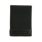  Tumi TUMI Alpha SLG Alpha SLG футляр для карточек футляр для визитных карточек чехол для пропуска складывающийся пополам нейлон кожа Logo plate чёрный черный 