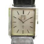  Seiko SEIKO утиль 4130-5000 Chariot наручные часы часы кварц кожаный ремень серебряный цвет #GY18 /MQ мужской 