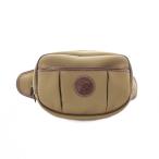  Hunting World сумка-пояс парусина кожа натуральная кожа бежевый чай цвет Brown Logo patch кожа трубчатая обводка /RI #OS #GY18