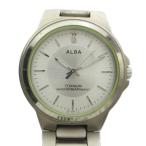  Seiko SEIKO Alba ALBA V501-0DN0 наручные часы кварц часы Logo серебряный цвет #GY11 /MQ мужской 