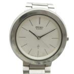  Seiko SEIKO 7830-6000 наручные часы часы кварц белый циферблат Logo серебряный цвет #GY18 /MQ мужской 