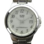  Seiko SEIKO ALBA Alba V145-0BG0 наручные часы солнечный часы календарь имеется серебряный цвет #GY18 /MQ мужской 