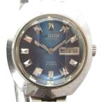  Citizen CITIZEN 4-661079-K наручные часы часы самозаводящиеся часы синий циферблат календарь имеется не пропускающее стекло 21 камень серебряный цвет #GY11 /MQ мужской 