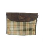  Burberry zBurberrys клатч ручная сумочка noba в клетку парусина кожа бежевый #GY11 /MQ мужской 