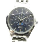 RYOKO KIKUCHIryoukokikchi1199G наручные часы часы самозаводящиеся часы moon phase Triple календарь серебряный цвет #GY18 /MQ мужской 