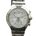  Swatch SWATCH наручные часы часы кварц хронограф календарь имеется белый циферблат серебряный цвет #GY11 /MQ мужской 