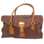  Escada ESCADA сумка "Boston bag" плечо плечо .. наклонный .. большая вместимость чай Brown кожа натуральная кожа общий рисунок путешествие путешествие портфель /SD #GY18
