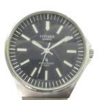  Citizen CITIZEN утиль 4-710487 наручные часы часы кварц чёрный циферблат серебряный цвет #GY18 /MQ мужской 