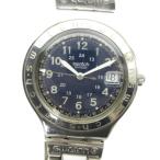  Swatch SWATCH наручные часы часы кварц синий циферблат календарь имеется серебряный цвет #GY18 /MQ мужской 
