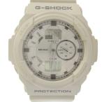  Casio ji- амортизаторы CASIO G-SHOCK GA-150 наручные часы часы кварц дыра teji Logo белый белый #GY18 /MQ мужской 