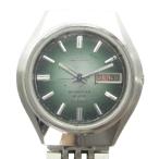  Citizen CITIZEN 4-385152 SEVEN STAR наручные часы часы самозаводящиеся часы зеленый циферблат календарь имеется серебряный цвет #GY11 /MQ мужской 