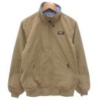  L e рубин nL.L.BEAN нейлон жакет блузон Logo Zip выше S бежевый /FF #GY18 мужской 