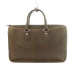 Dux DAKS портфель ручная сумочка кожа чай Brown /MI #GY18 мужской 