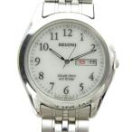  Citizen CITIZEN REGUNO Regno E101-K005299 наручные часы солнечный часы белый циферблат календарь имеется серебряный цвет #GY18 /MQ мужской 