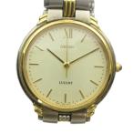  Seiko SEIKO 5E21-6C30 LUCENT наручные часы кварц часы Logo серебряный цвет Gold цвет #GY18 /MQ мужской 