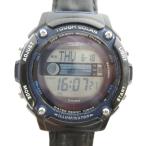  Casio CASIO W-S210H наручные часы часы солнечный цифровой календарь имеется ремень неоригинальный товар чёрный черный #GY18 /MQ мужской 