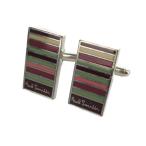  Paul Smith PAUL SMITH запонки аксессуары квадратное мульти- полоса Logo многоцветный #GY11 /MQ мужской 